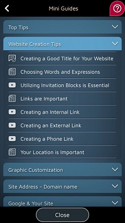 اگر آپ کا کوئی سوال ہے تو نیچے بائیں کونے میں سرخ آئیکن کو منتخب کریں۔